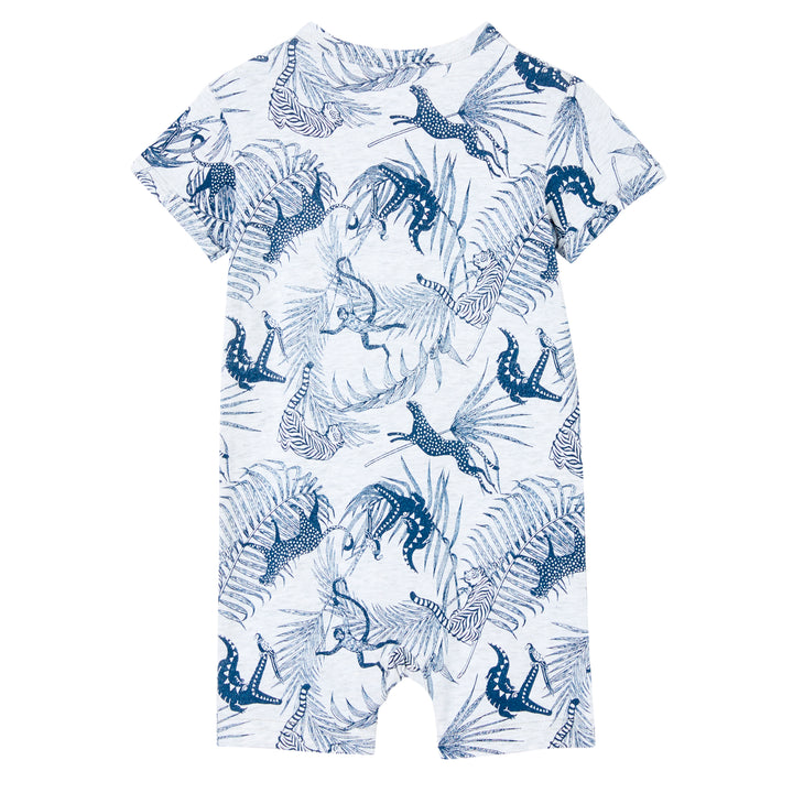 Milky Jungle Romper - Silver Marle