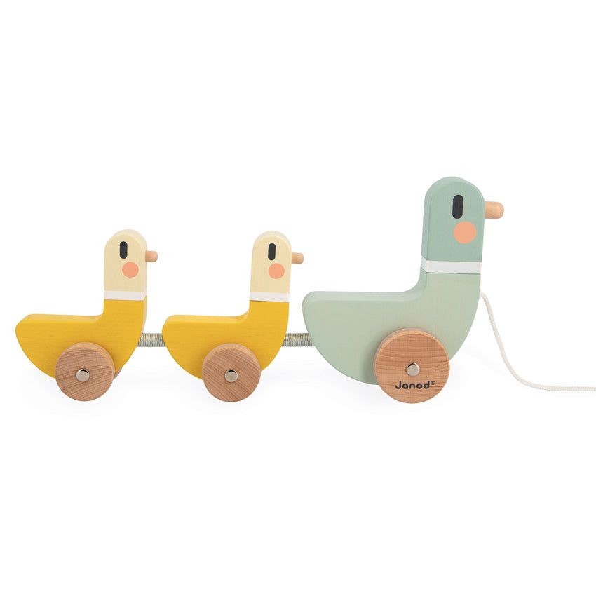 Janod - Cocoon Pull Along Ducks