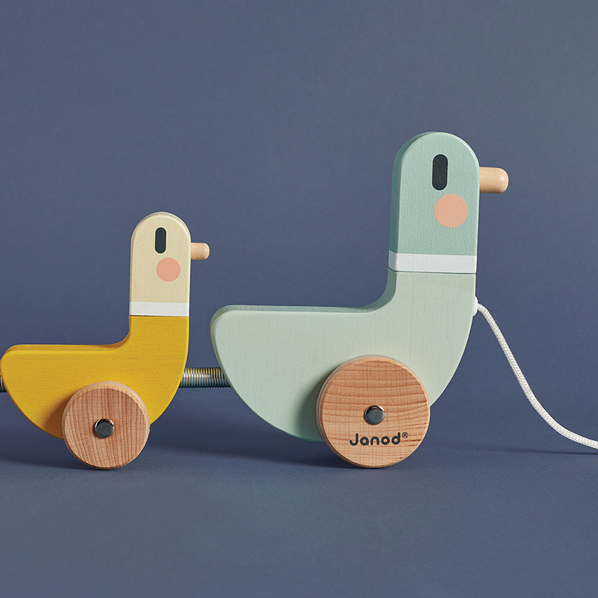 Janod - Cocoon Pull Along Ducks
