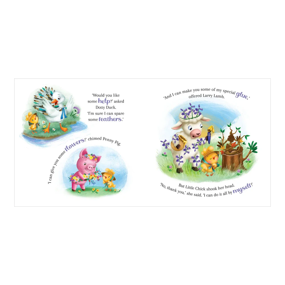 Story Time - Padded Board Book - Little Chicks Spring Bonnet