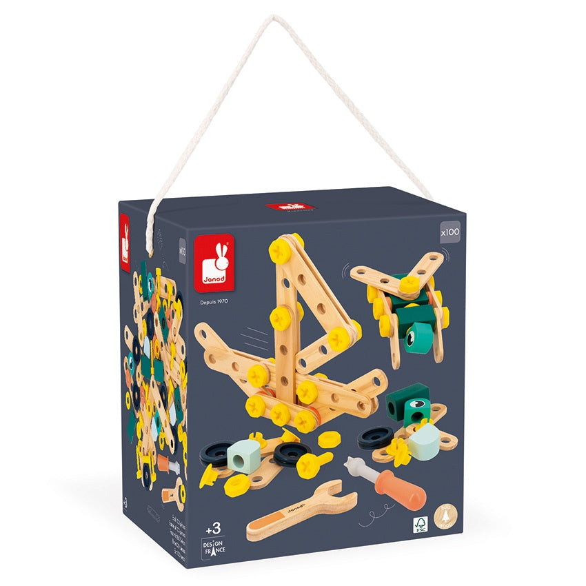 BricoKids DIY Construction Kit 100 Pieces