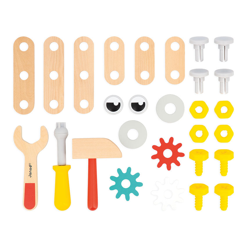 Janod - BricoKids DIY Robot Tool Box