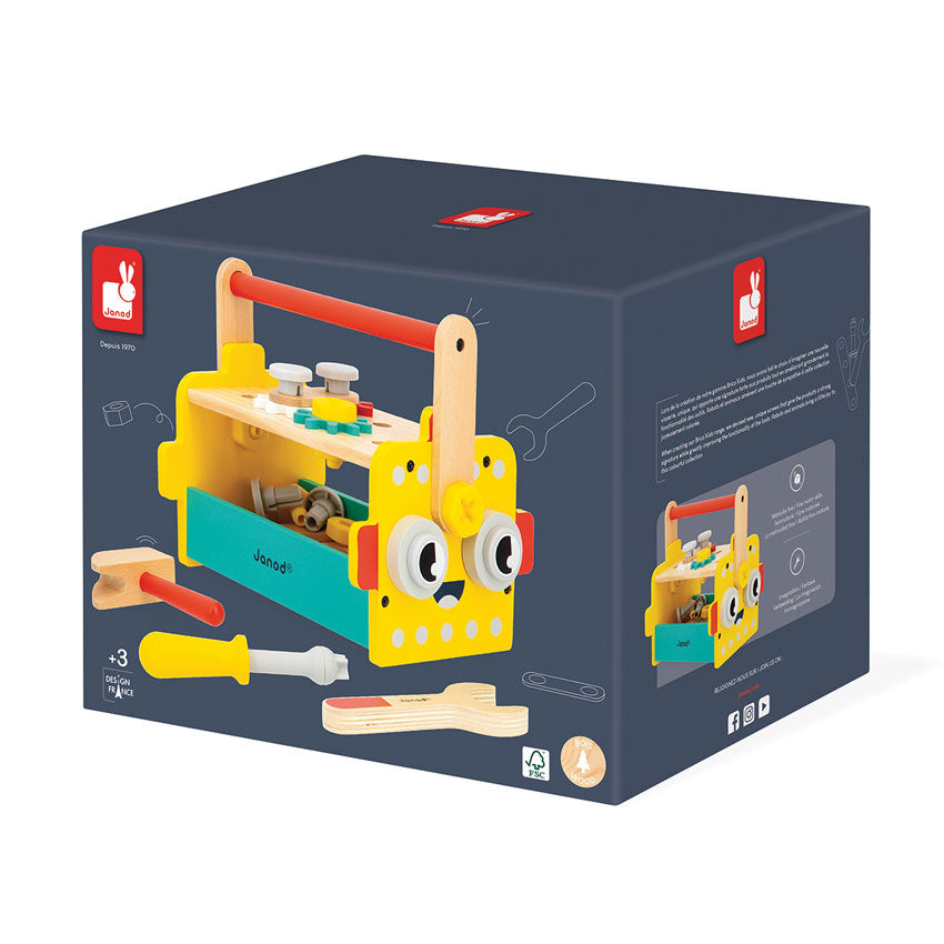 Janod - BricoKids DIY Robot Tool Box