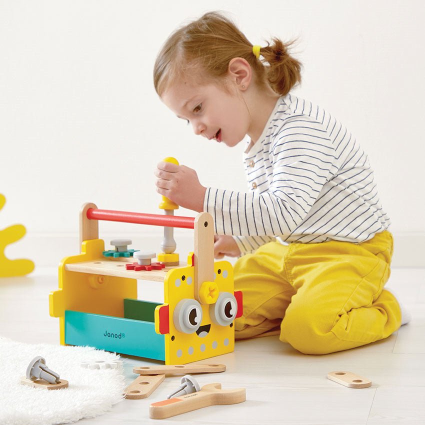 Janod - BricoKids DIY Robot Tool Box