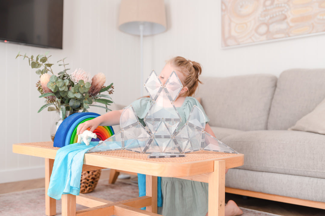 Connetix Tiles - 24 Piece Expansion Set | Clear