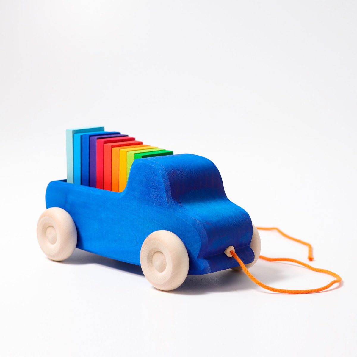Grimm's Pullalong Truck Blue