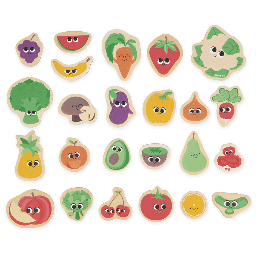 Janod - Fruit And Vegetable Magnets