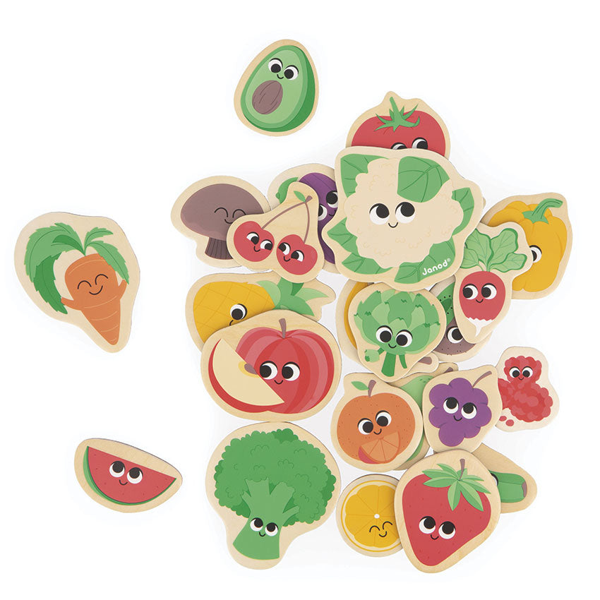 Janod - Fruit And Vegetable Magnets