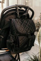 Signature Nappy Backpack - Black Diamond Quilt