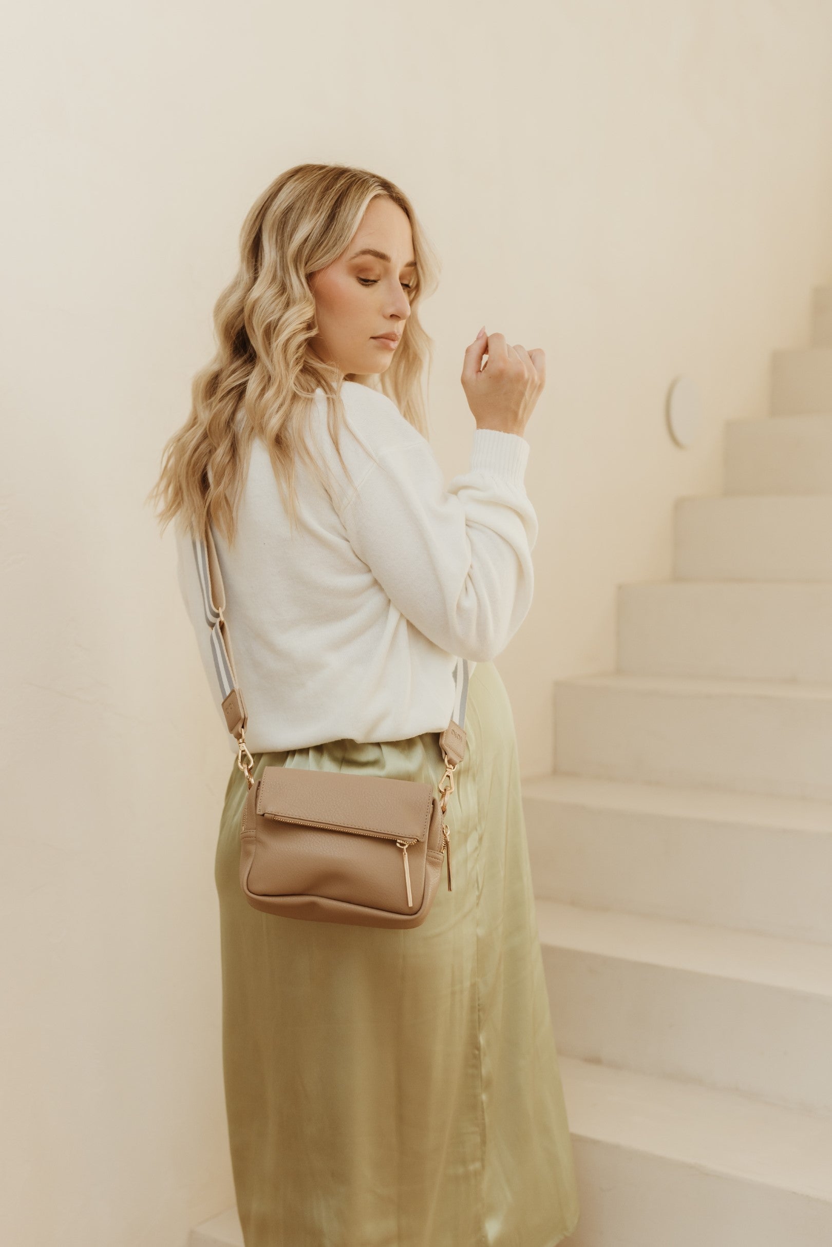 Playground Cross-Body Bag - Oat Dimple