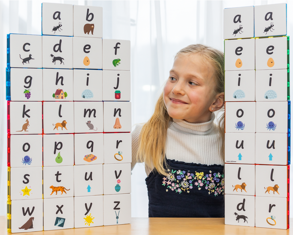 40 Piece Tile Topper - Alphabet Lower Case Pack