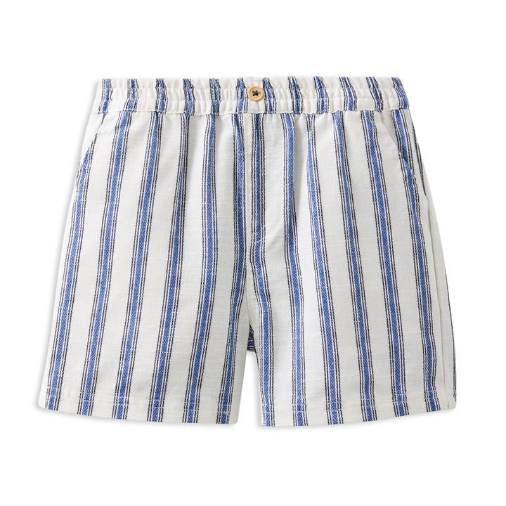 Milky Stripe Linen Short