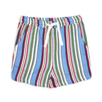 Boys Crinkle Stripe Short
