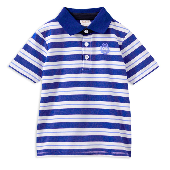 Milky Blue Stripe Rugby