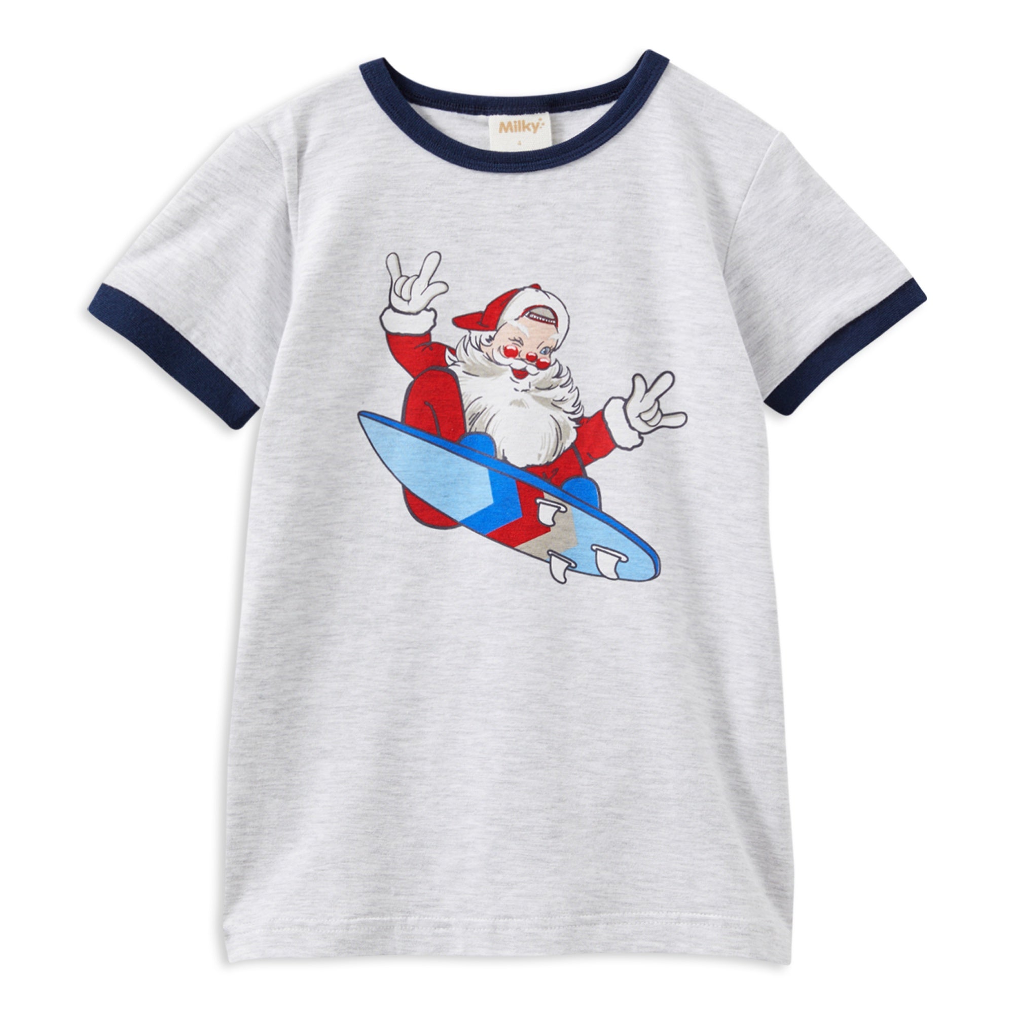 Milky Surfing Santa Tee