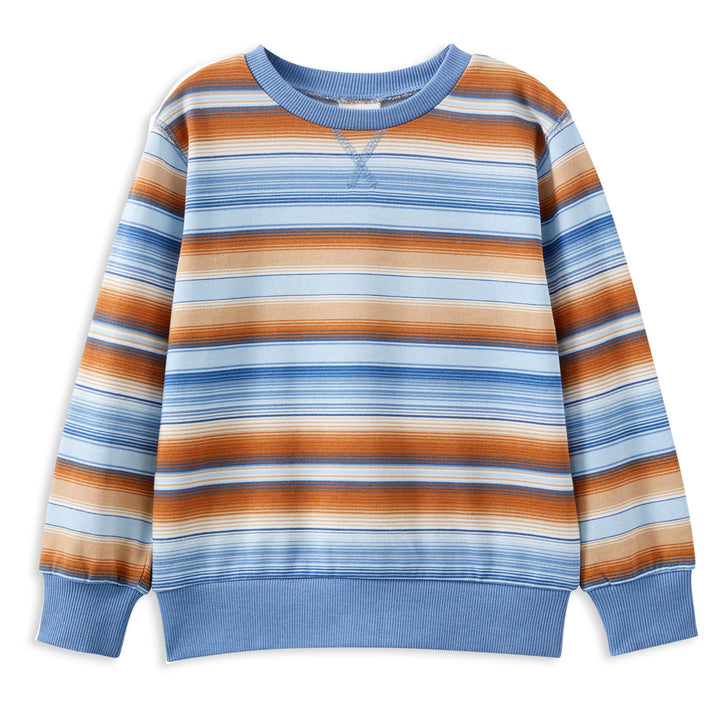 Milky Ombre Stripe Fleece Sweat