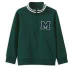Milky Green Zip Sweat