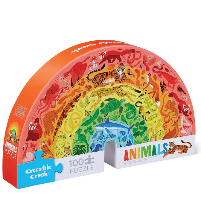 Rainbow Puzzle 100 Piece - Animals