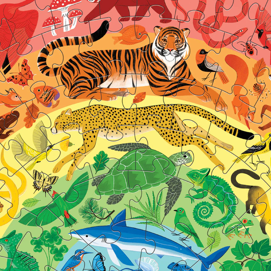 Rainbow Puzzle 100 Piece - Animals