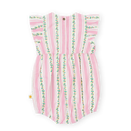 Antique Stripe Strawberry Lani Romper