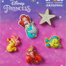 Jibbitz Charms - Princess Ariel 5pk