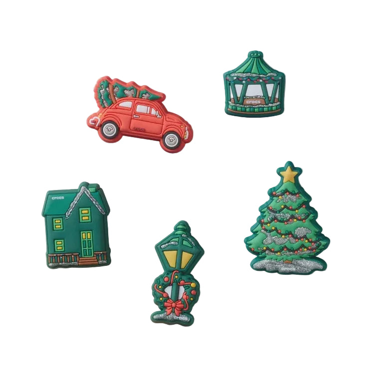 Jibbitz Charms - Festive Village 5Pk