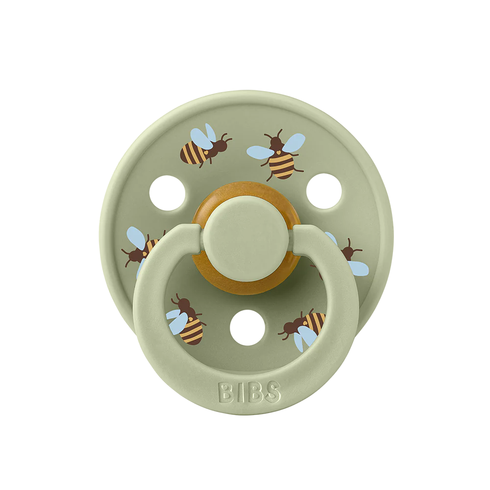 BIBS Pacifier Studio Colour - Bumblebee Mushroom/Sage 2 Pack