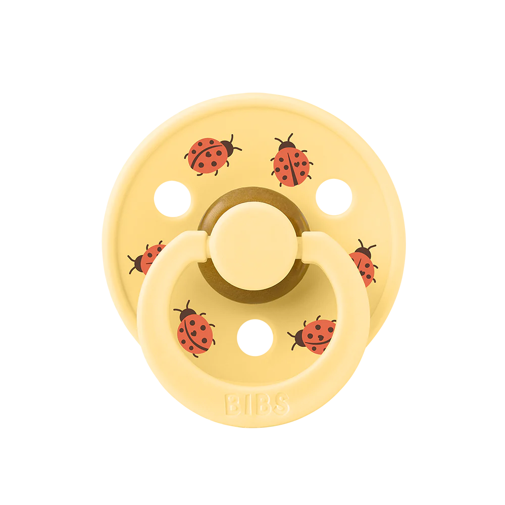 BIBS Pacifier Studio Colour - Ladybug Sage/Butter 2 Pack