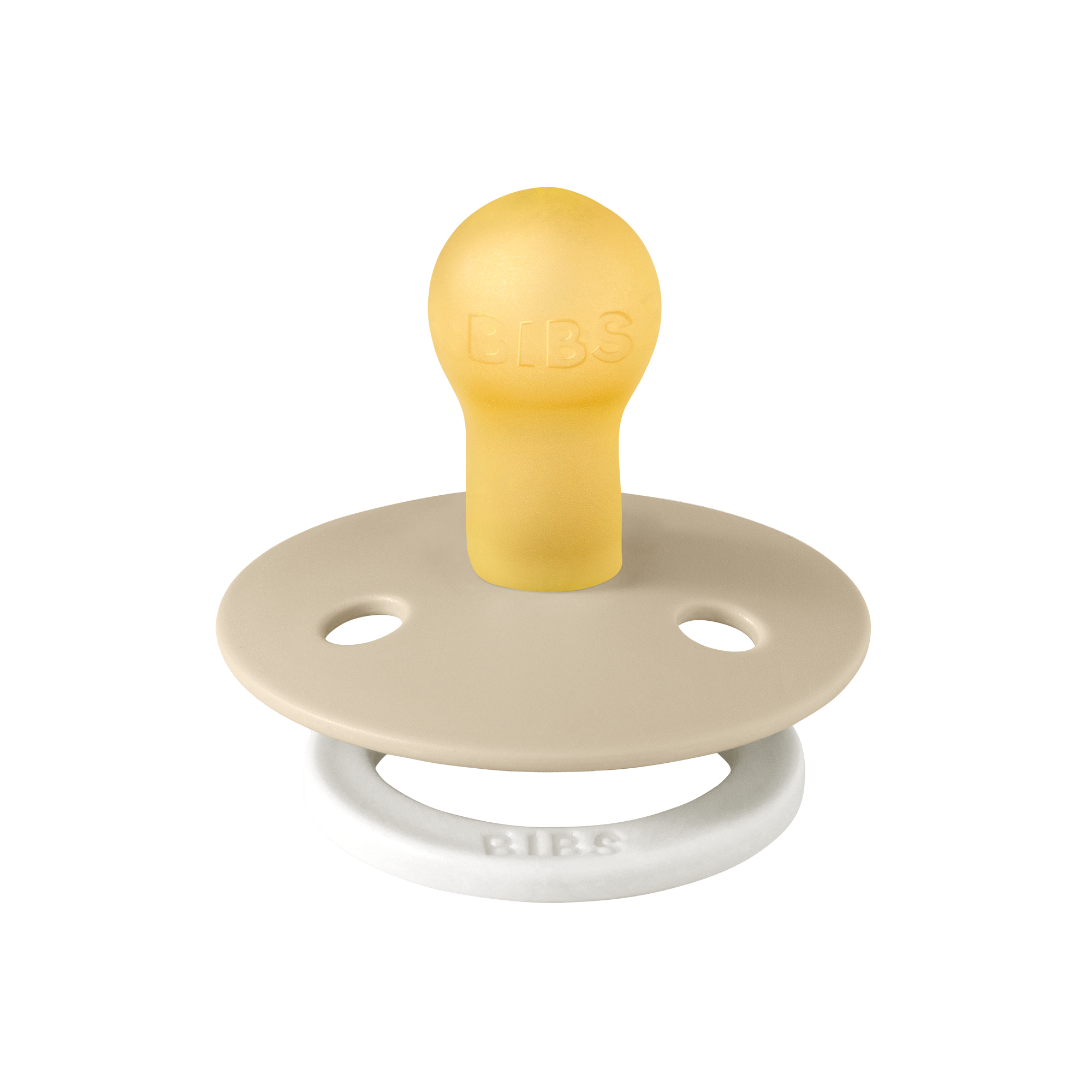 Colour GLOW Pacifier 2 Pack - Vanilla/Dark Oak