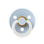 Colour GLOW Pacifier 2 Pack - Iron/Baby Blue