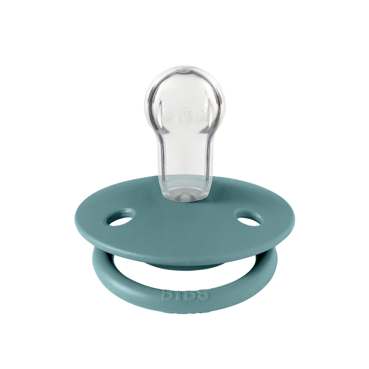 BIBS De Lux Silicone Pacifier 2 Pack - Island Sea/Sage