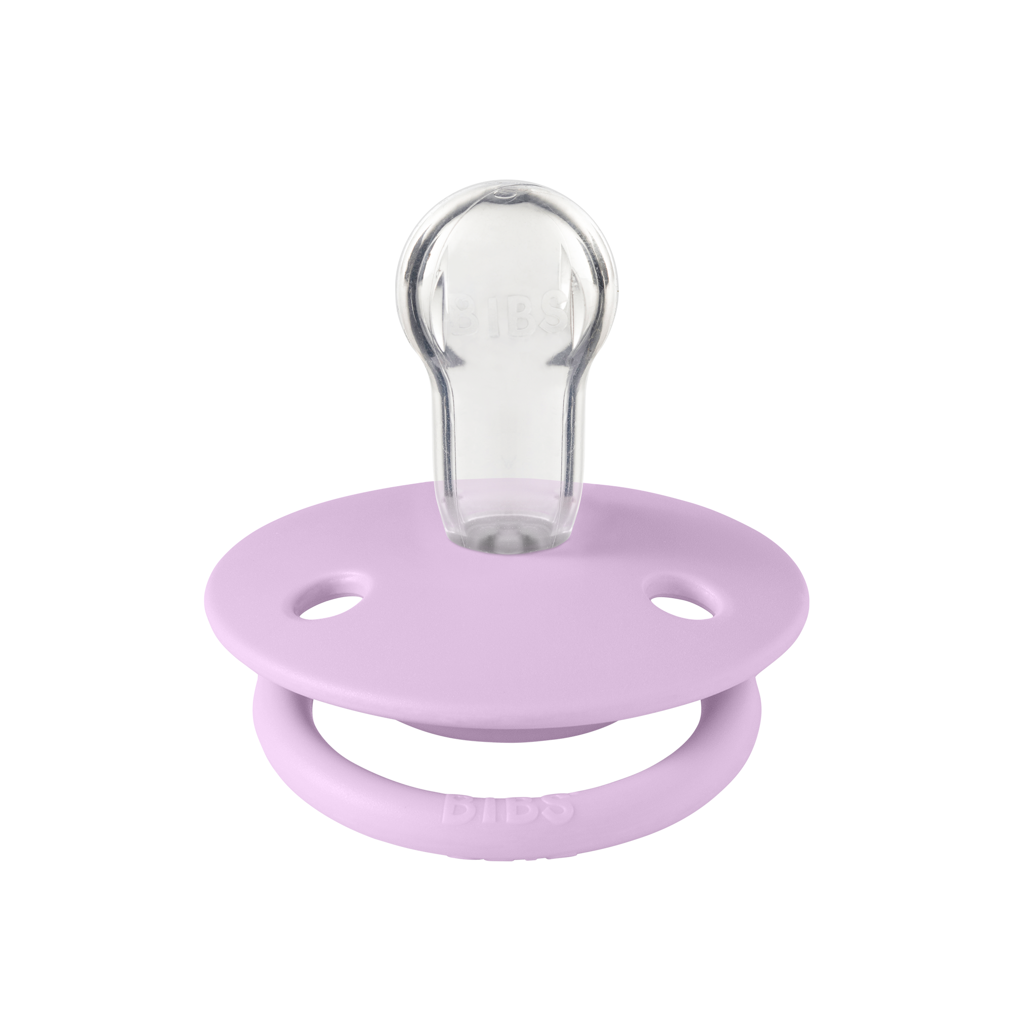 De Lux Silicone Pacifier 2 Pack - Papaya/Violet Sky