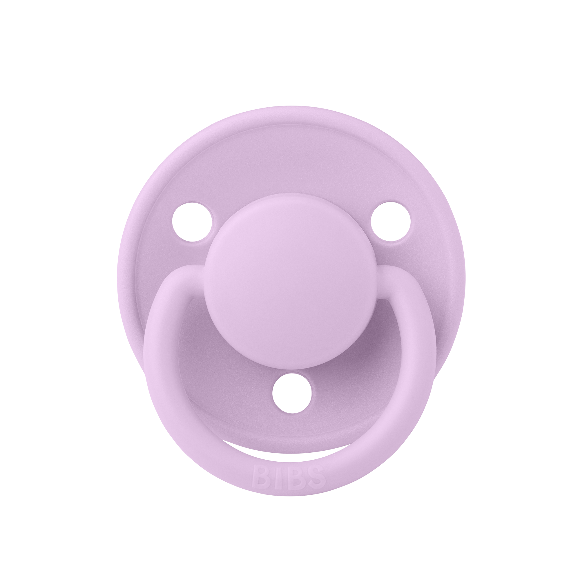 De Lux Silicone Pacifier 2 Pack - Papaya/Violet Sky