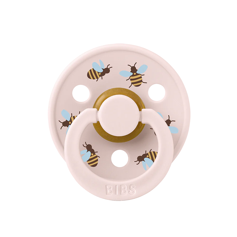 BIBS Pacifier Studio Colour - Bumblebee Ivory/Petal 2 Pack