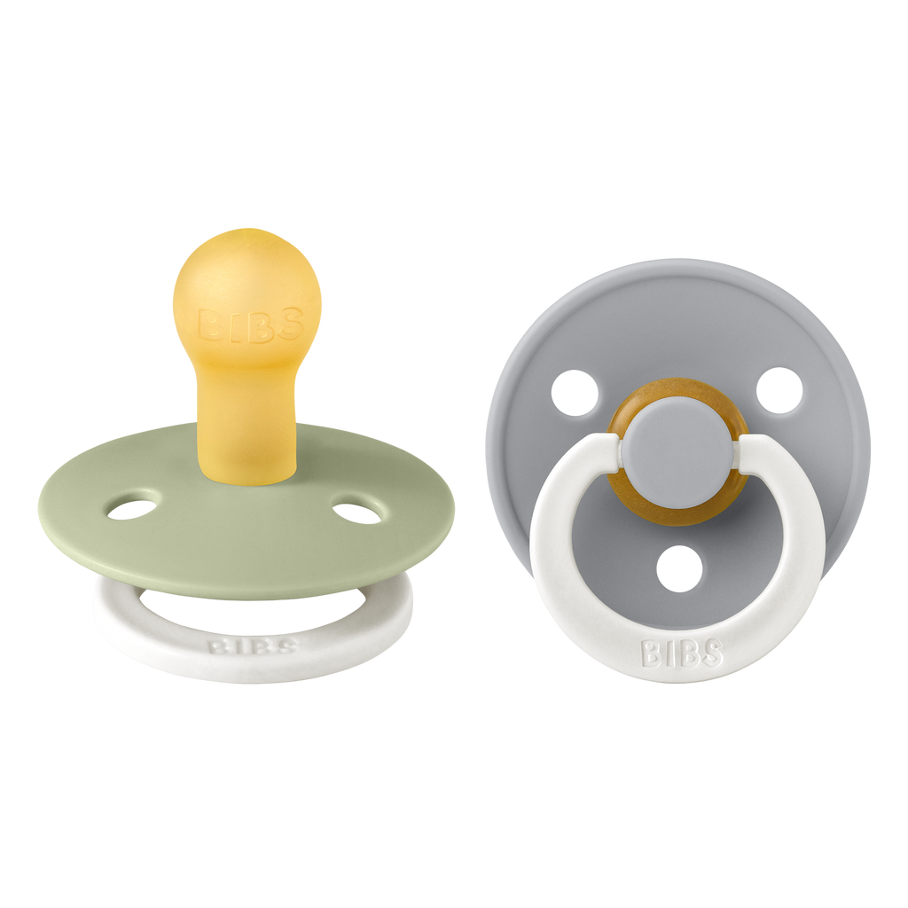 Colour GLOW Pacifier 2 Pack - Sage/Cloud