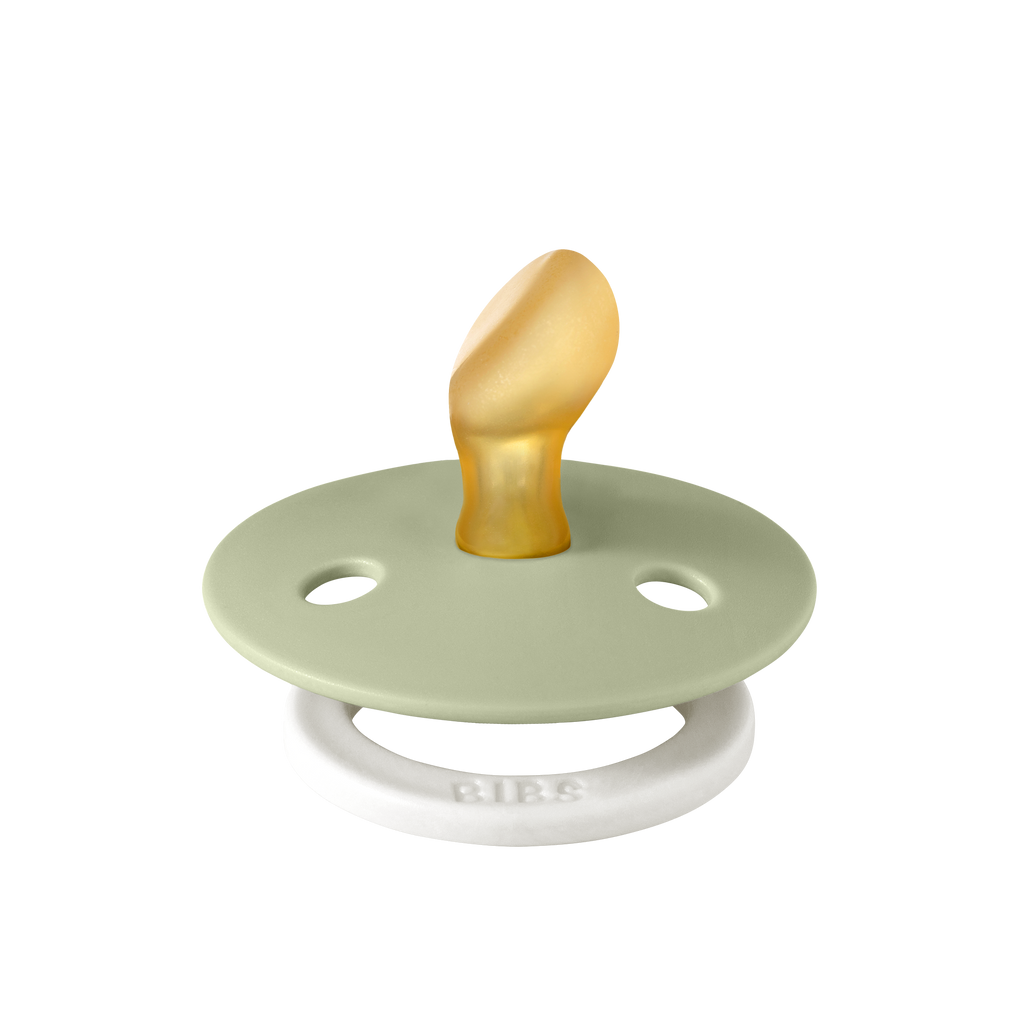 Colour GLOW Anatomical Pacifier 2 Pack - Sage/Cloud