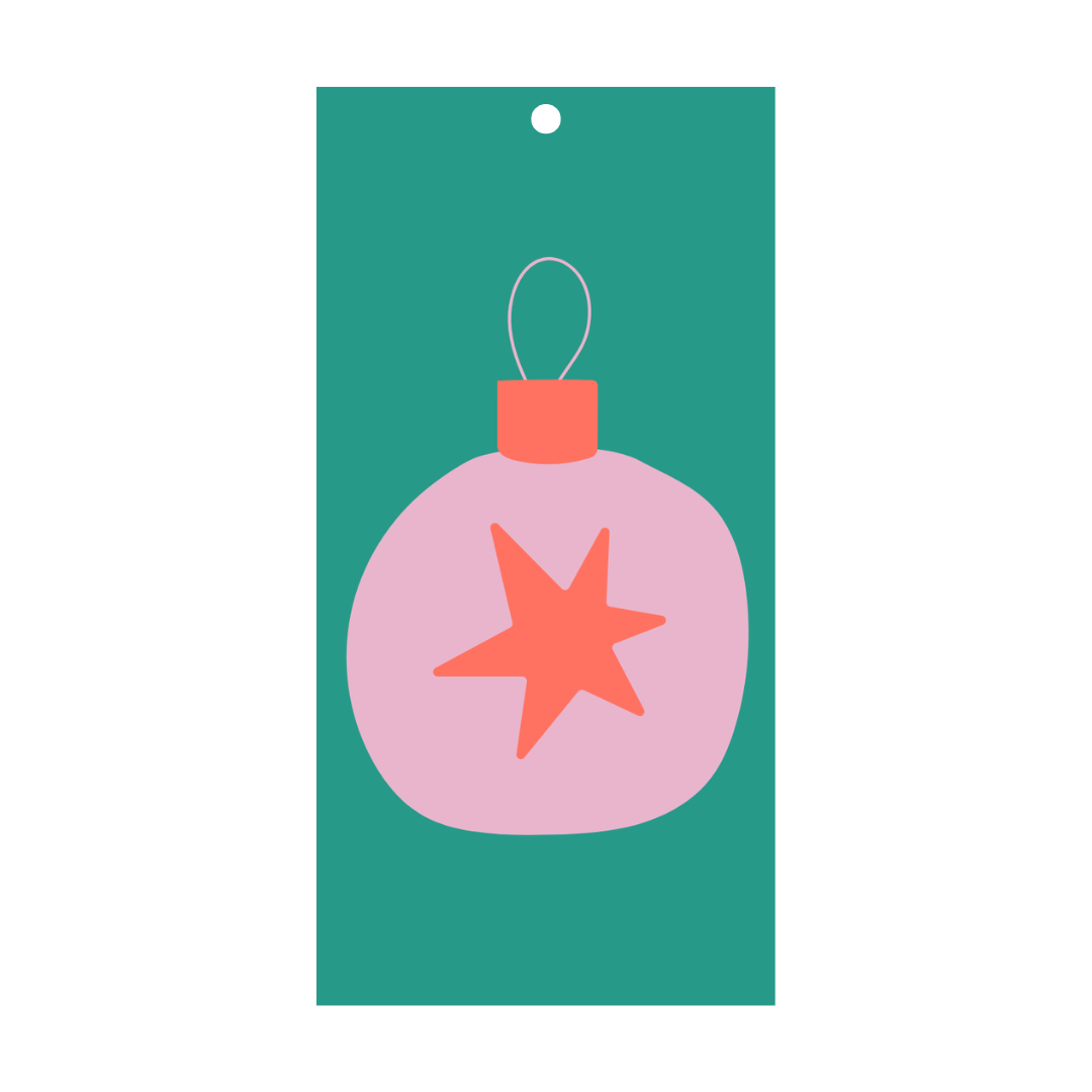 Daisy & Hen Exclusive Luxe Linen Christmas Gift Tags - 6pk Single Design