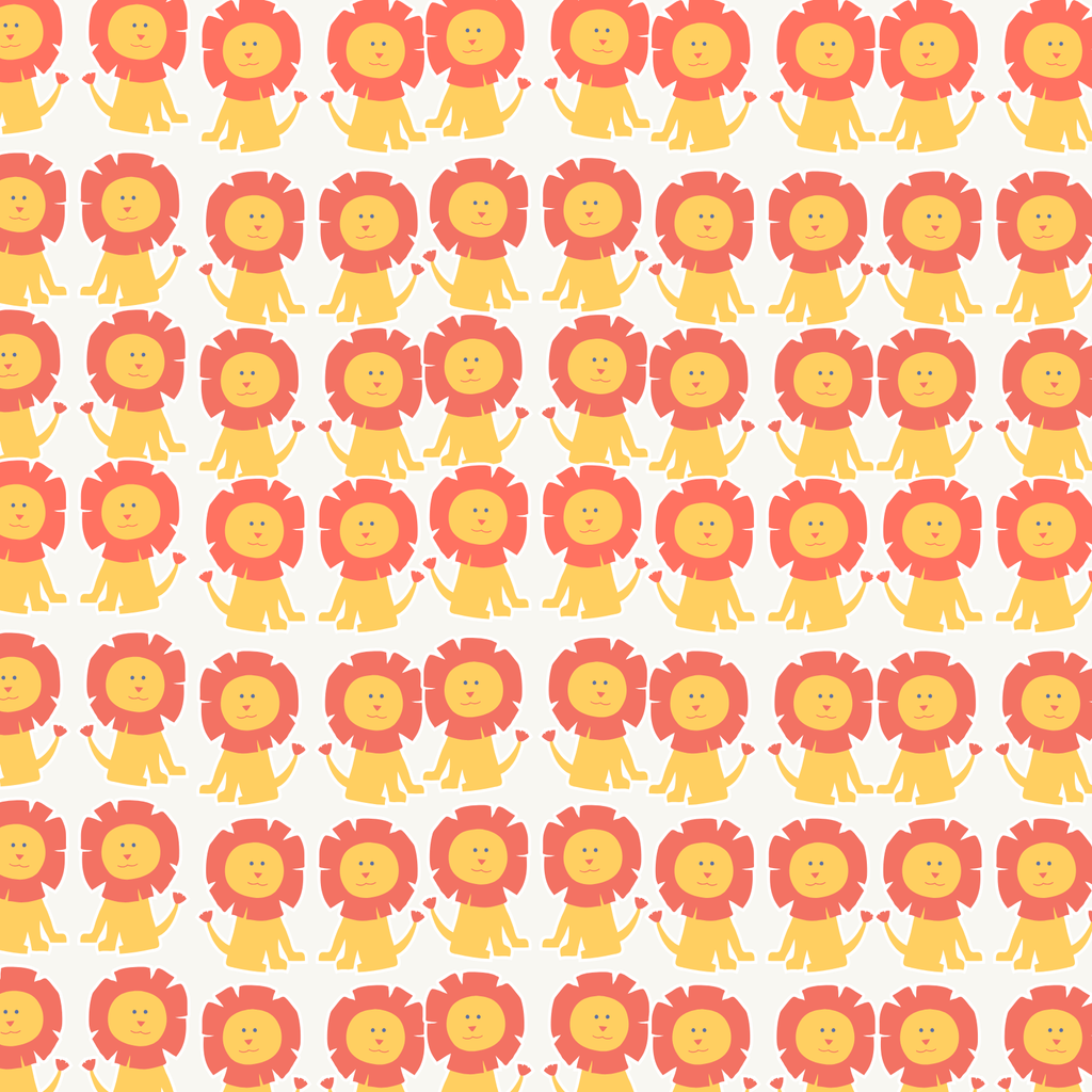 Greeting Card - Lions