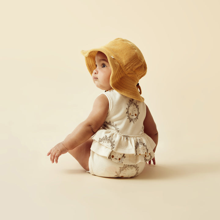 Wilson and Frenchy Shine On Me Organic Ruffle Bodysuit