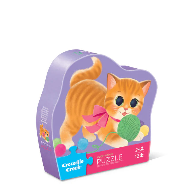 Mini Puzzle 12 Piece - Cute Kitten