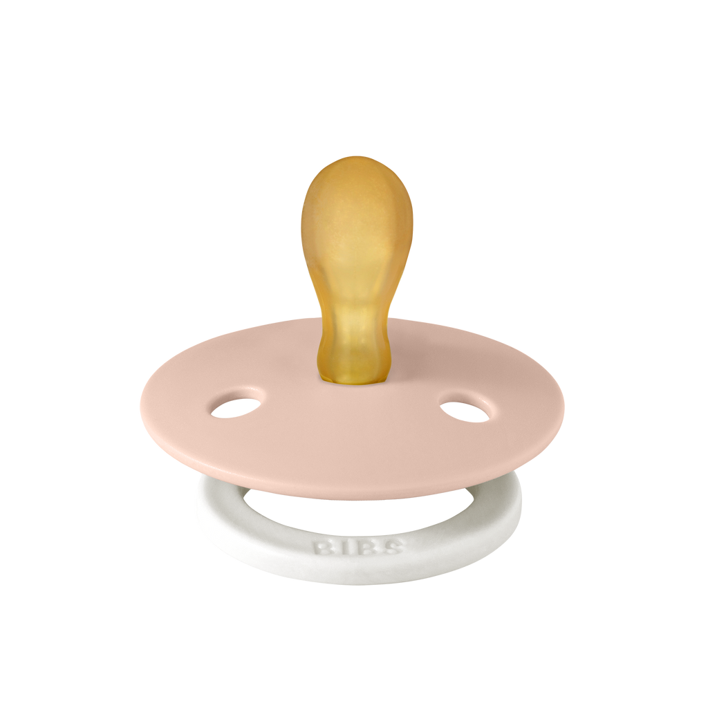 Colour GLOW Symmetrical Pacifier 2 Pack - Blush/Vanilla