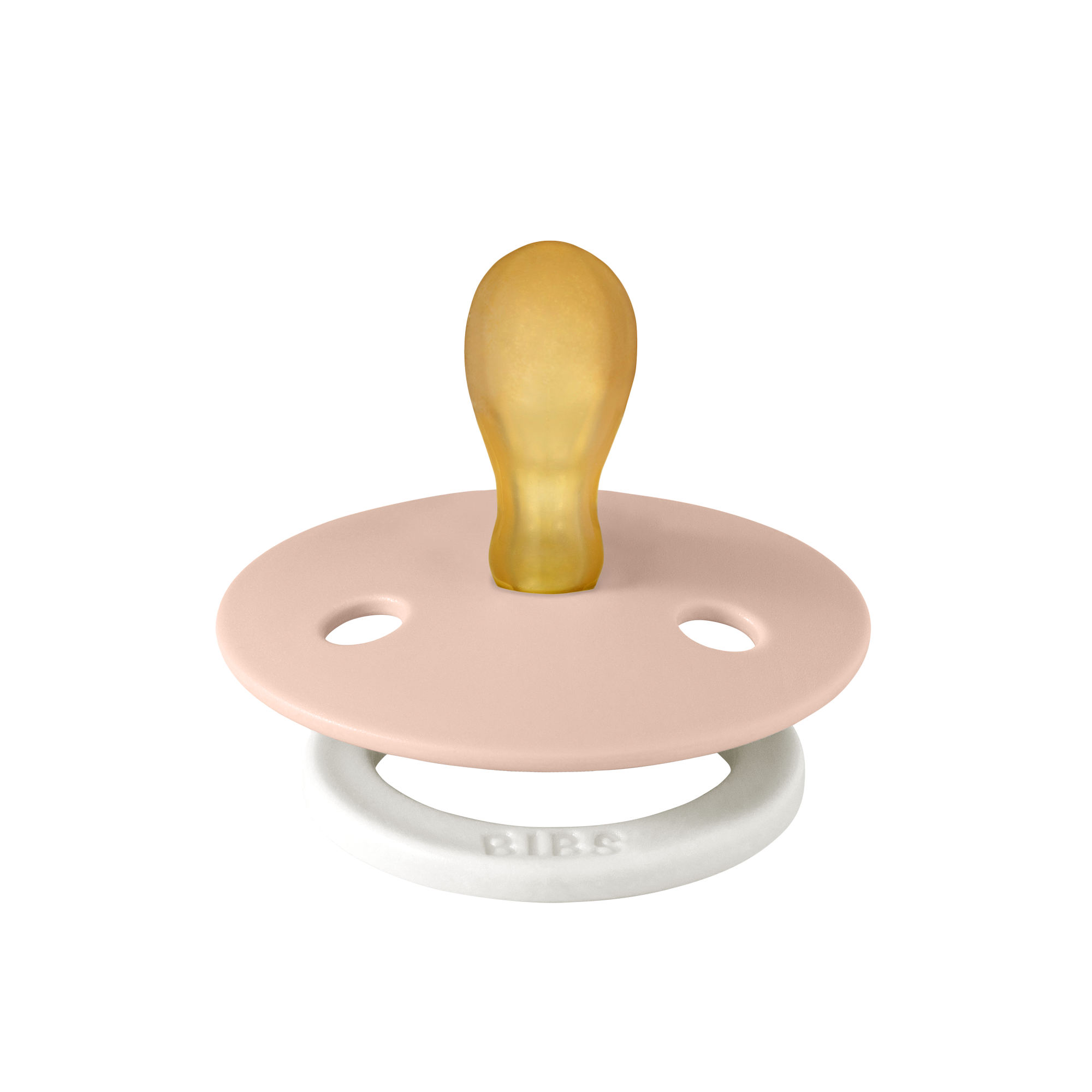 Colour GLOW Symmetrical Pacifier 2 Pack - Blush/Vanilla