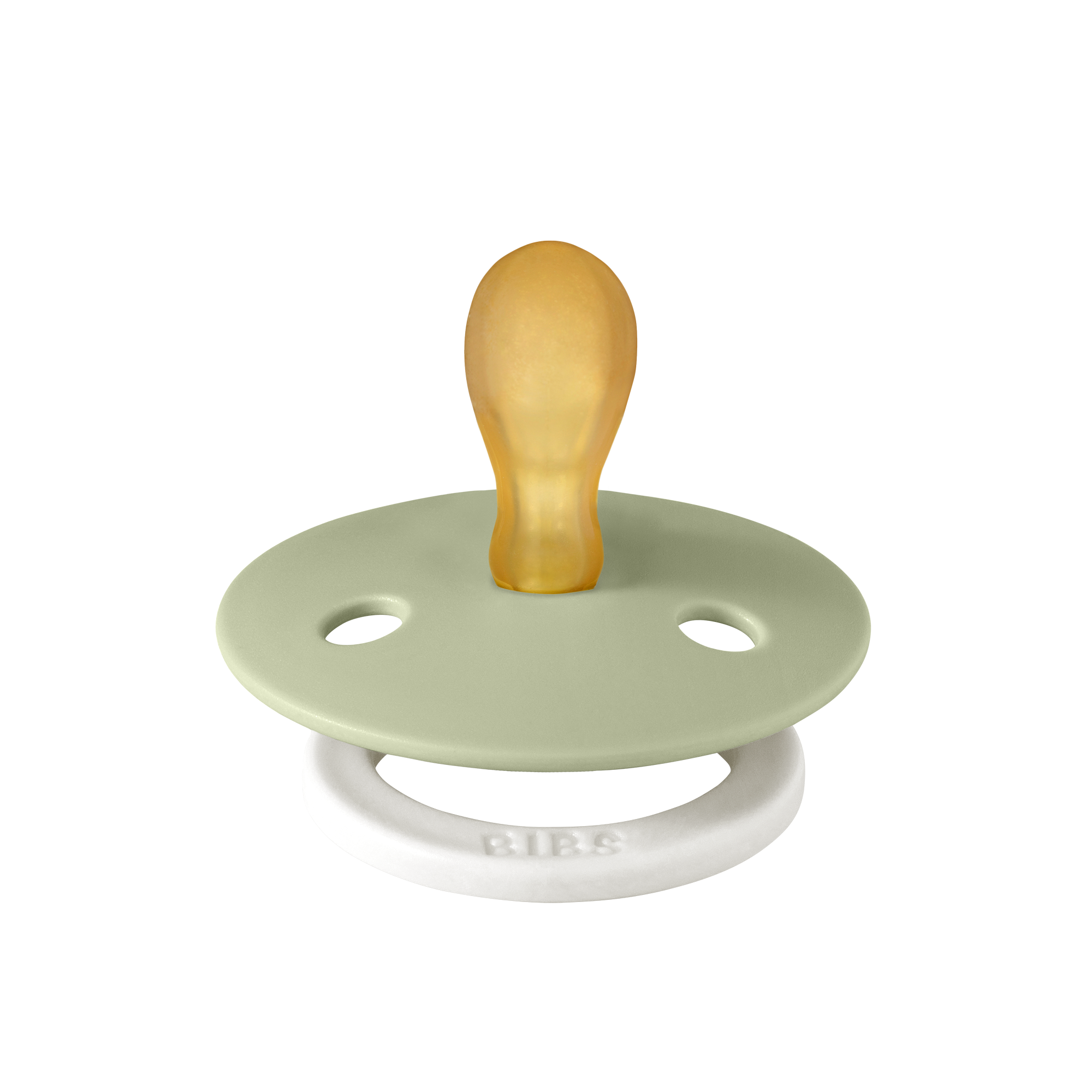 Colour GLOW Symmetrical Pacifier 2 Pack - Sage/Cloud