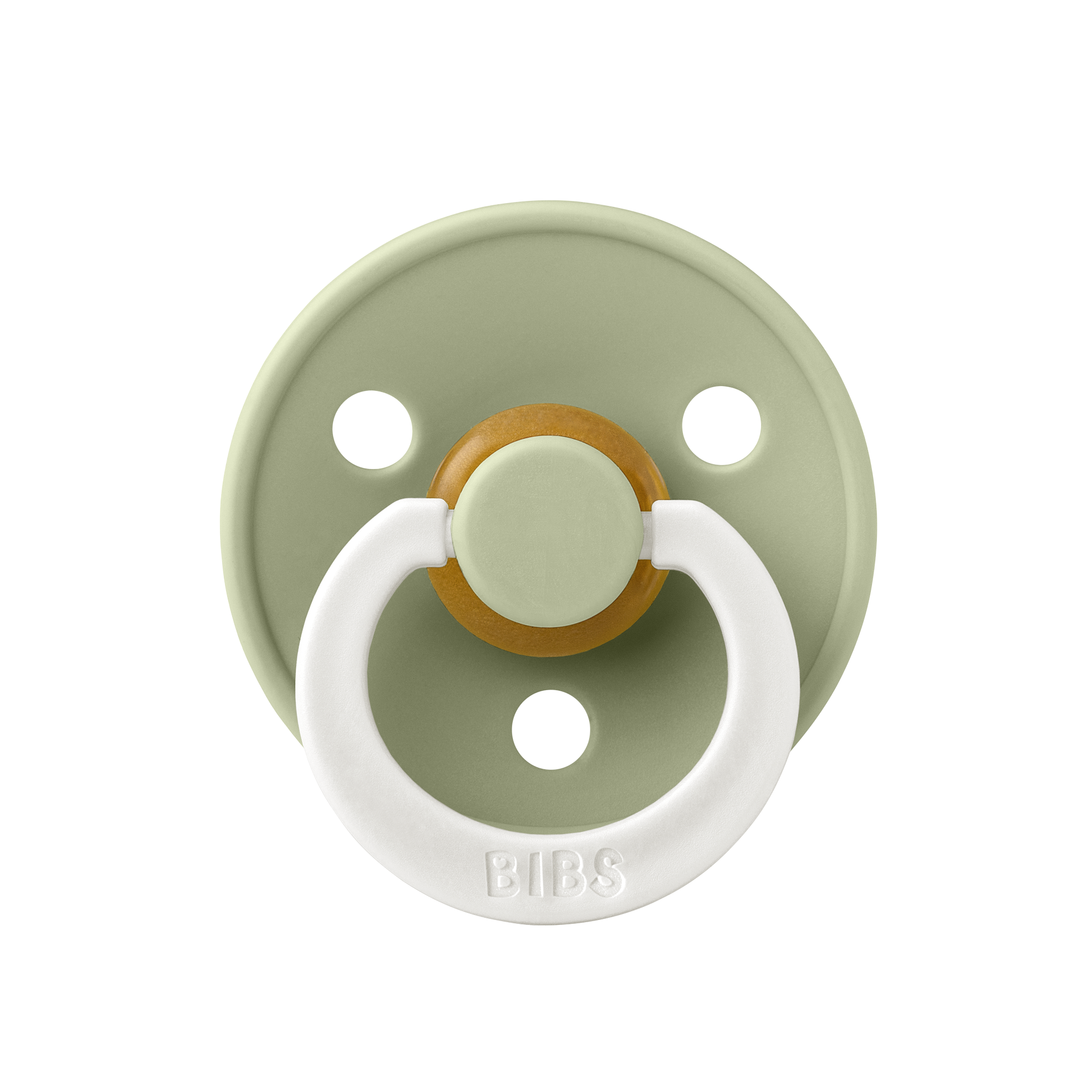 Colour GLOW Symmetrical Pacifier 2 Pack - Sage/Cloud