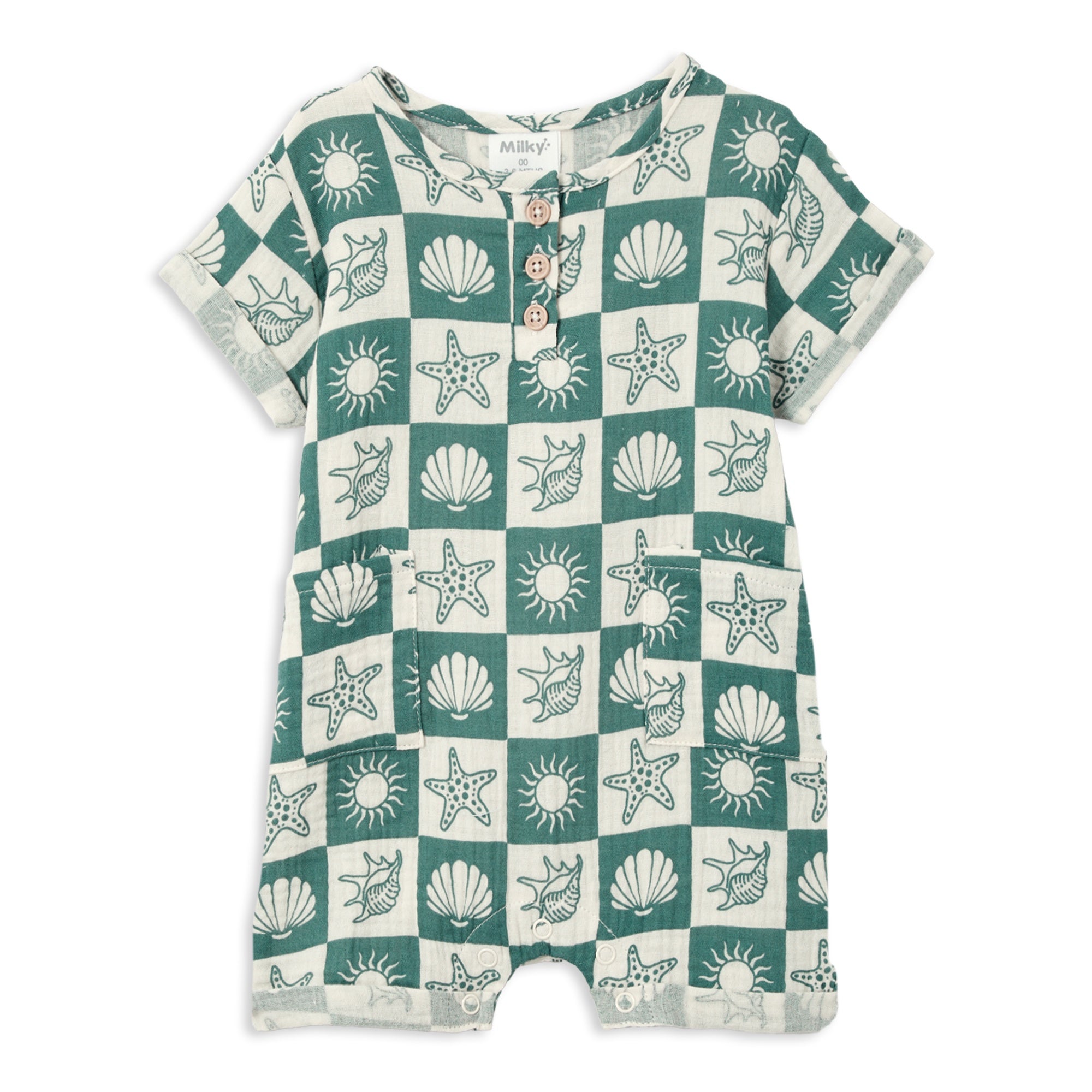 Seaside Crinkle Romper