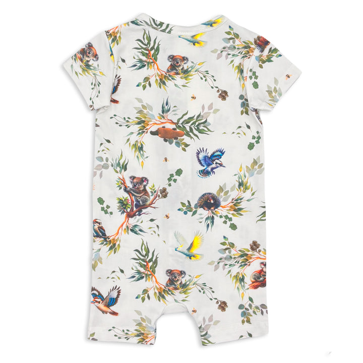 Milky Gumnut Zip Romper