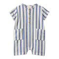 Stripe Linen Romper