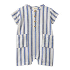 Stripe Linen Romper