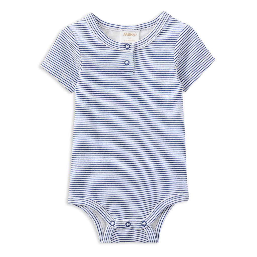 Milky Blue Rib Bubbysuit
