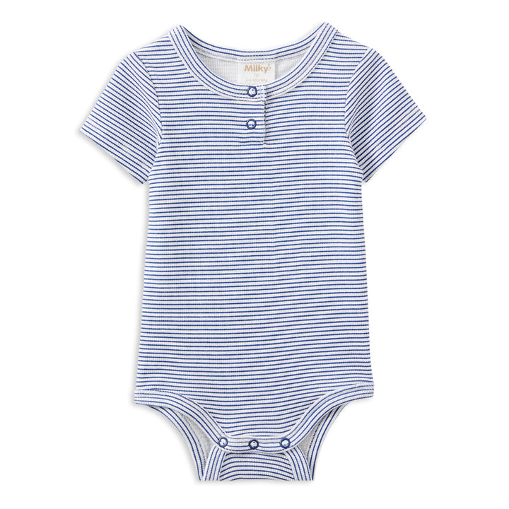 Milky Blue Rib Bubbysuit